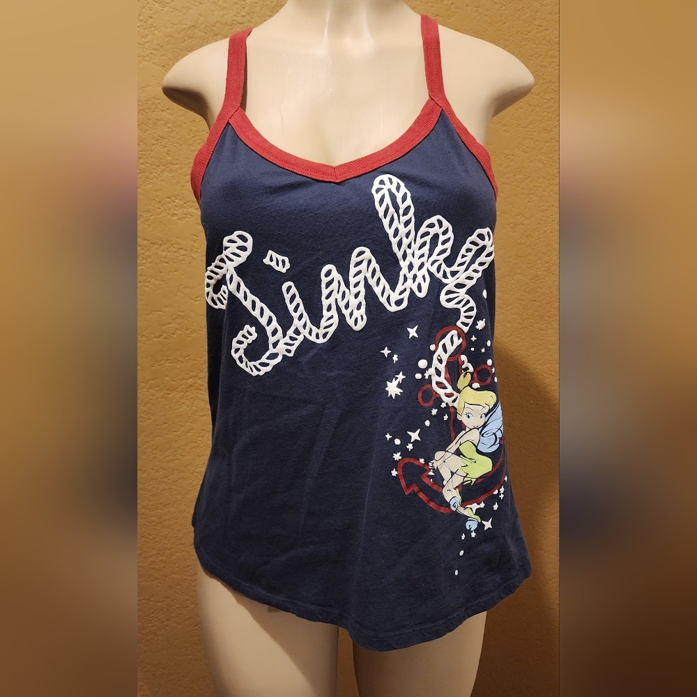 Disney tinkerbell tank top sz L ( juniors)